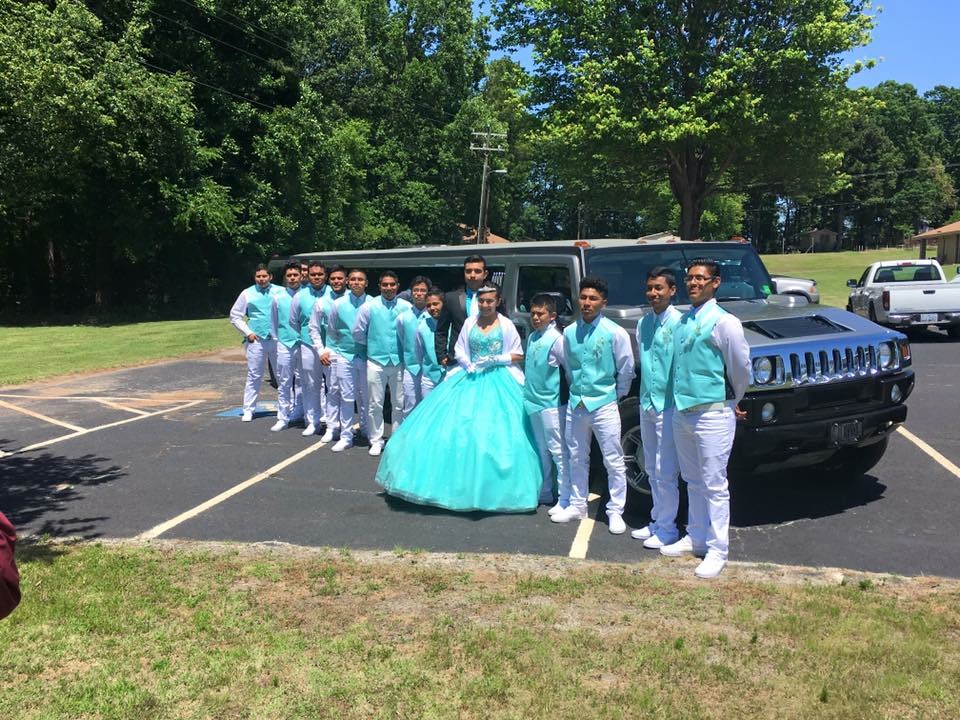 Quinceanera NC limo